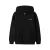 NAME IT KIDS boxy hoodie met backprint – zwart