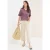 Cecil Dames Shirt met V-hals en gewassen look in Rood