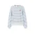 PIECES sweater PCGRETA wit/lichtblauw
