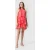 Forever New Greta Ruffle Mini Dress Coral