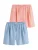 Next Broek  lichtblauw / koraal