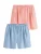 Next Broek  lichtblauw / koraal