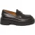 Steve Madden Pursuit Flat Shoes Black Leather