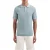 Pure Path Regular fit polo ss knitwear blue grey