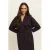 Expresso travelstof midi jurk – zwart