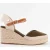 Montevita Espadrilles Met Sleehak Esparteo2 Groen