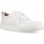 Hush Puppies Ciro Leren Heren Witte Sneakers