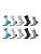 camano Sokken  blauw / zwart / wit