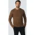 No Excess Pullover Crewneck 3 Coloured Rib Brown