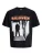 JACK & JONES Shirt  oranje / zwart / wit