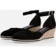 Tamaris Tamaris Espadrilles Sleehak zwart Leer
