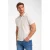 GABBIANO regular polo met ingebreid patroon ecru