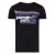 Balmain Paris Rainbow Multi Logo Zwart T-shirt