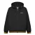 Lambretta Heren AW24 Full Zip Hoodie (Zwart/Goud)