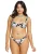 BILLABONG Bikinitop ‘Shadow Tropic Kate’  lichtbruin / sering / zwart