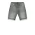 Cars regular waist short grey denim