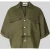 Christian Berg Woman relaxed fit linnen blouse met borstzakken