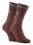 2-pack Heren Katoenen Kabelgebreide Boot Dress Sokken met Omgeslagen Top