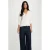 Morgan wollen gebreid vest – ecru