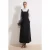 Platte, mouwloze maxi-jurk voor dames, casual/dagelijks, skaterjurk met hijab.