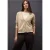 Street One Dames Vest met contrasterende details in Beige