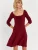 Cool & Sexy Jurk  bourgogne