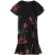 Ted Baker Fascia Angel Sleeve Wrap Zwarte Minijurk