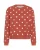 SAINT TROPEZ Trui ‘Zagna’  vuurrood / wit