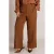 Yest Curve wide leg broek Plus Size – bruin