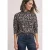 Shirt met lange mouwen, col en patroon