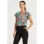 DIDI Blouse Flare In Dark Shadow With Floral Medley Print