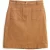 White Stuff Melody  Cotton Skirt Dark Tan