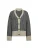 Pieszak Gebreid vest ‘Talia’  crème / donkerblauw