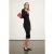 Motivi Soft Viscose Knit Sheath Dress Black