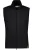 HAKRO Function Fleece vest zwart, Effen
