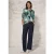 Cecil Dames Shirt met sjaalkraag in Groen