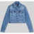 Tommy Jeans kort fit jeansjack van katoenmix