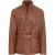 Heren beige lamsleren safari parka-jas – Edinburgh