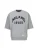 19V69 ITALIA Sweatshirt ‘Verdi College’  grijs gemêleerd / zwart / wit