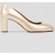 LK Bennett Cc Winola Round Toe Block Gold