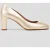 LK Bennett Cc Winola Round Toe Block Gold