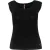 Raw Edge detail Conquista top in zwart