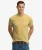 Klassiek Katoenen Linnen T-shirt met Zak Yellow