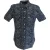 Lambretta Heren overhemd Paisley (Zwart/Grijs/Blauw)