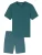 SCHIESSER Pyjama kort ‘ Casual Essentials ‘  groen