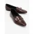 Zarina Puntige Teen Leren Platte Schoenen Dames