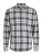 JACK & JONES Overhemd ‘JJEDOVER’  lichtblauw / donkerblauw / bruin / wit