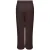 ONLY CARMAKOMA straight high waist casual broek donkerbruin
