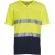Yoko Unisex volwassenen hi-vis v hals veiligheid t-shirt
