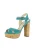 EVITA Sandalen met riem ‘Lana’  turquoise